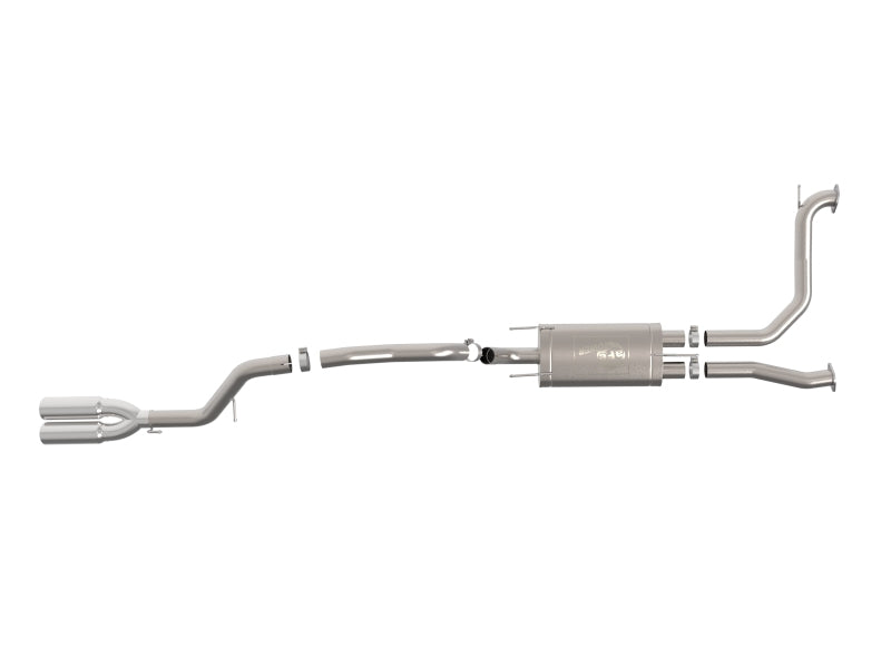 aFe Vulcan Series 3in Stnless Steel Cat-Back Exhaust w/Polished Tip Nissan Armada 25-26 V6-3.5L(tt)