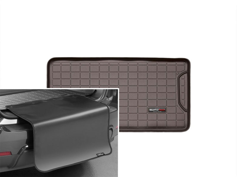 WeatherTech 13-17 Fiat 500 (No Beats Premium Audio System) Cargo Liner w/Bumper Protector - Cocoa