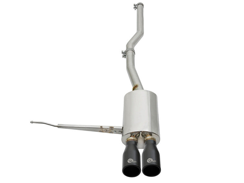 aFe MACHForce XP Exhausts Cat-Back SS-304 14-17 Mini Cooper S Hardtop 2-Door w/ Black Tips