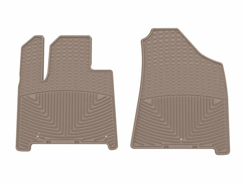WeatherTech 24-26 Hyundai Santa Fe 1st Row Front All-Weather Floor Mats - Tan