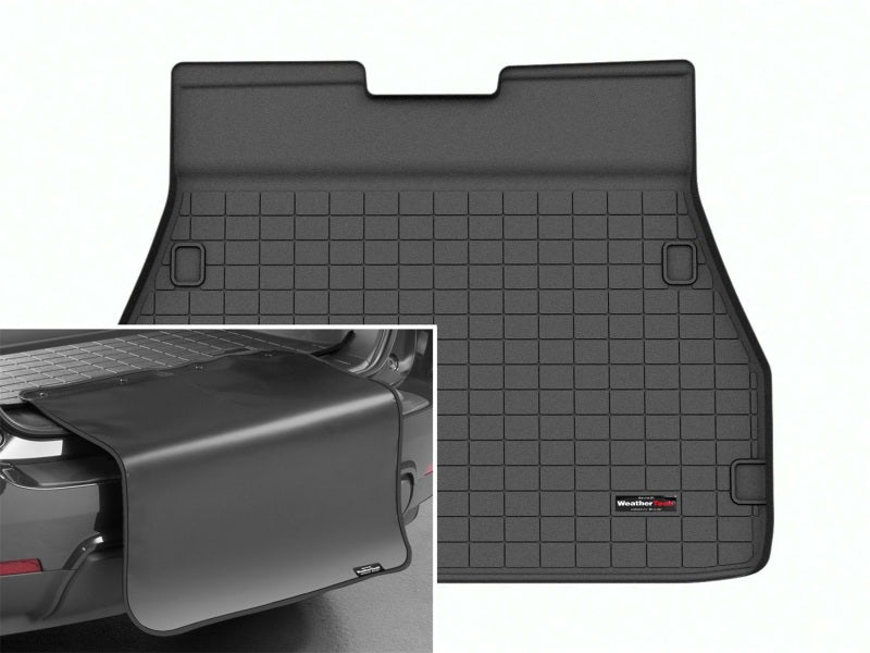 WeatherTech 22-23 Lexus LX w/4-Pass. Seating Cargo Liner w/Liner Bumper Protector - Black