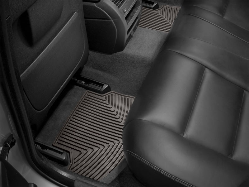 WeatherTech 2014-2016 BMW 5-Series Rear Rubber Mats - Cocoa