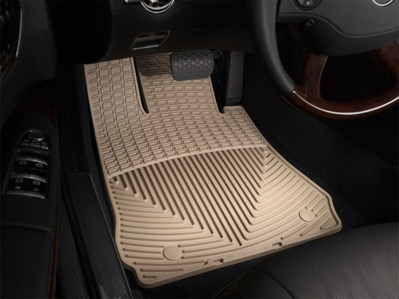 WeatherTech 07-12 Mercedes-Benz CL-Class (W216) Front Rubber Mats - Tan