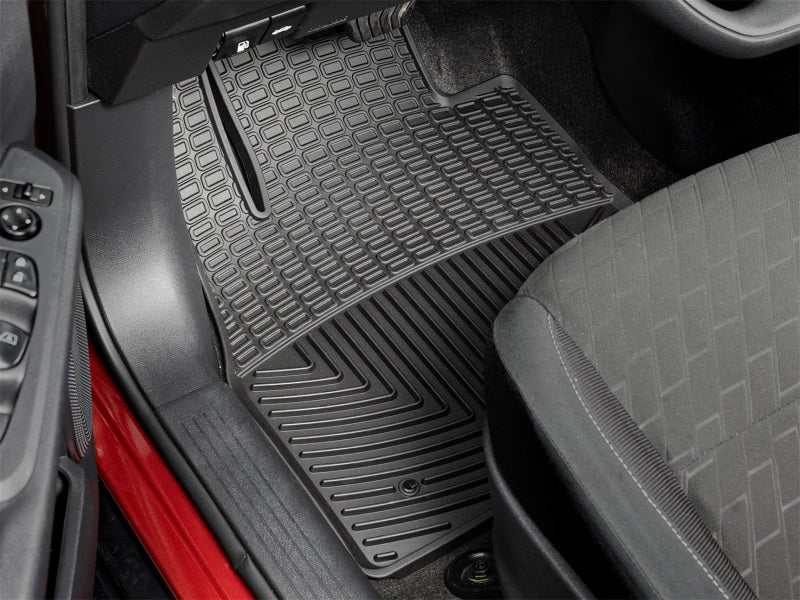 WeatherTech 18-24 Nissan Kicks 1st Row Front All-Weather Floor Mats - Black