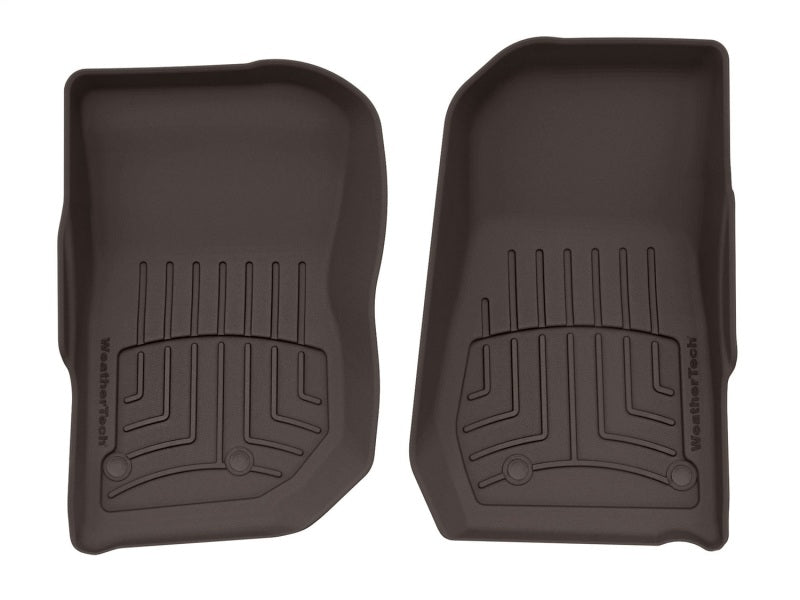 WeatherTech 14-17 Jeep Wrangler Front FloorLiner HP - Cocoa