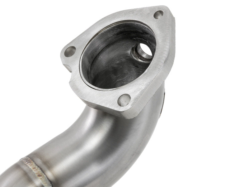aFe 09-13 MINI Cooper S (R56) L4 1.6L (t) Twisted Steel Down Pipe 2-1/2in 304 Stainless Steel w/ Cat