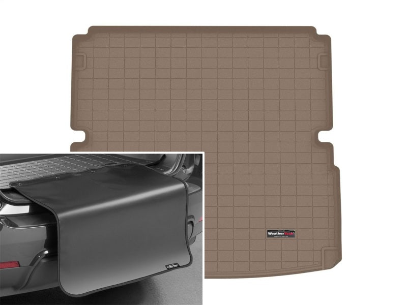 WeatherTech 22-23 Acura MDX Cargo With Bumper Protector - Tan