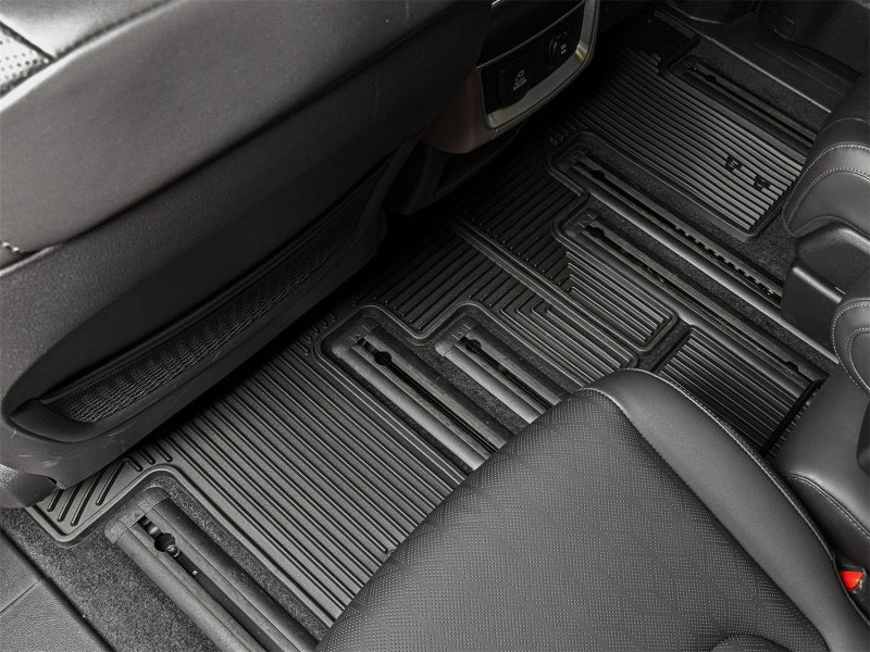 WeatherTech 22-26 Kia Carnival 2nd Row Rear All-Weather Floor Mats - Black