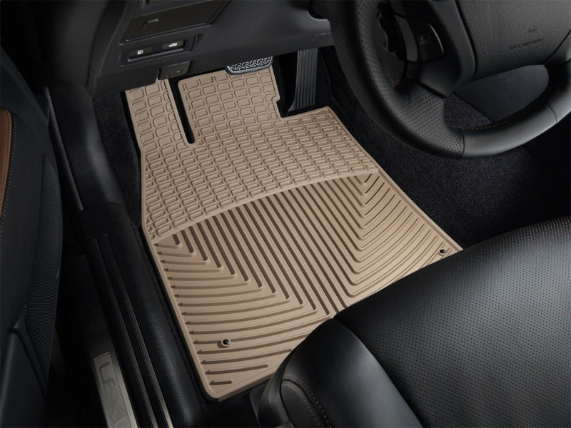 WeatherTech 07-10 Lexus LS Front Rubber Mats - Tan