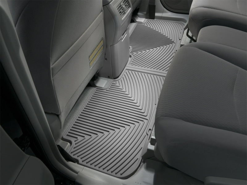 WeatherTech 08-13 Toyota Highlander Rear Rubber Mats - Grey