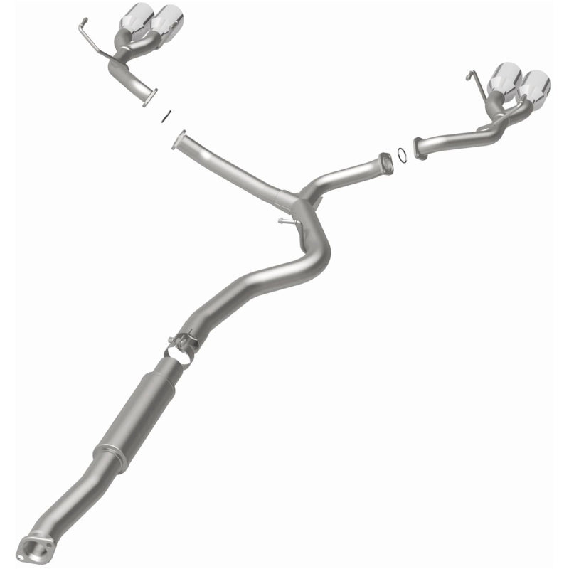 MagnaFlow SYS Cat-Back 15-17 Subaru WRX Sti 2.5L Polished 3in Tips
