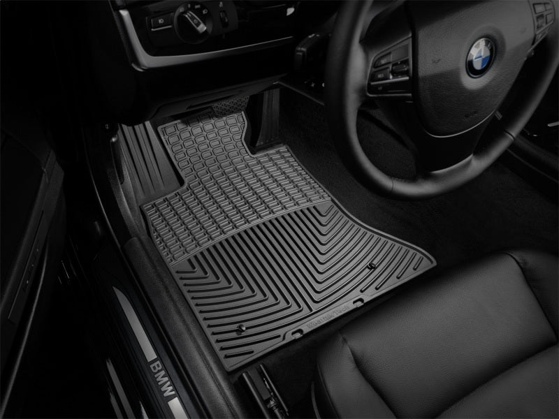 WeatherTech 11+ BMW 5-Series (F10) Front Rubber Mats - Black
