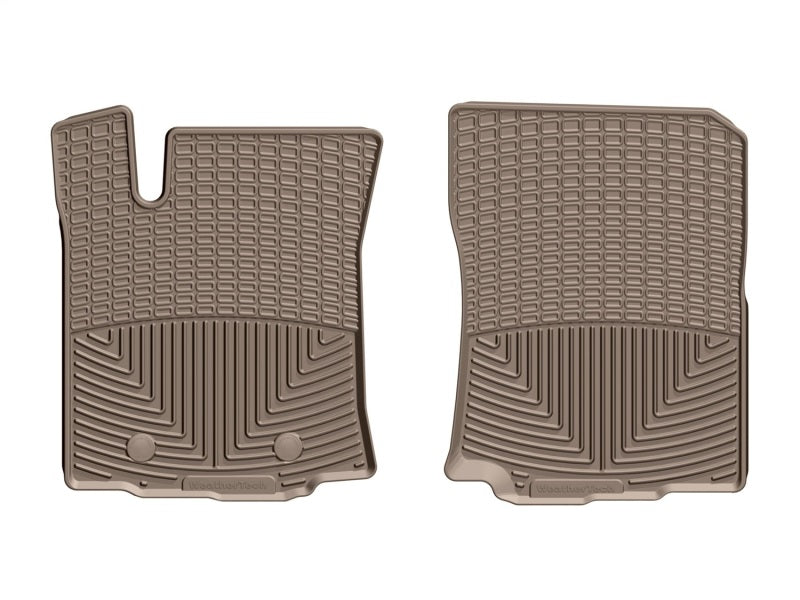 WeatherTech 2016+ Toyota Tacoma Access/Double Cab (A/T Only) Front Rubber Mats - Tan