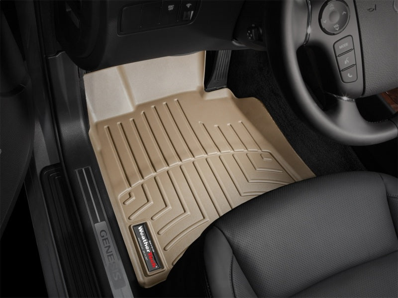 WeatherTech 09-10 Hyundai Genesis Front FloorLiner - Tan