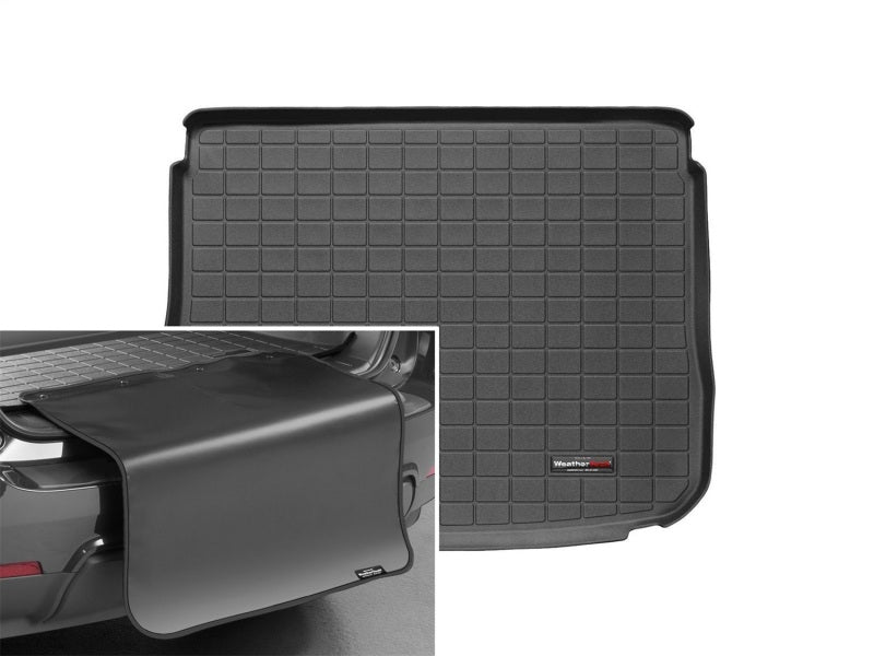 WeatherTech 09-17 Volkswagen Tiguan Cargo With Bumper Protector - Black