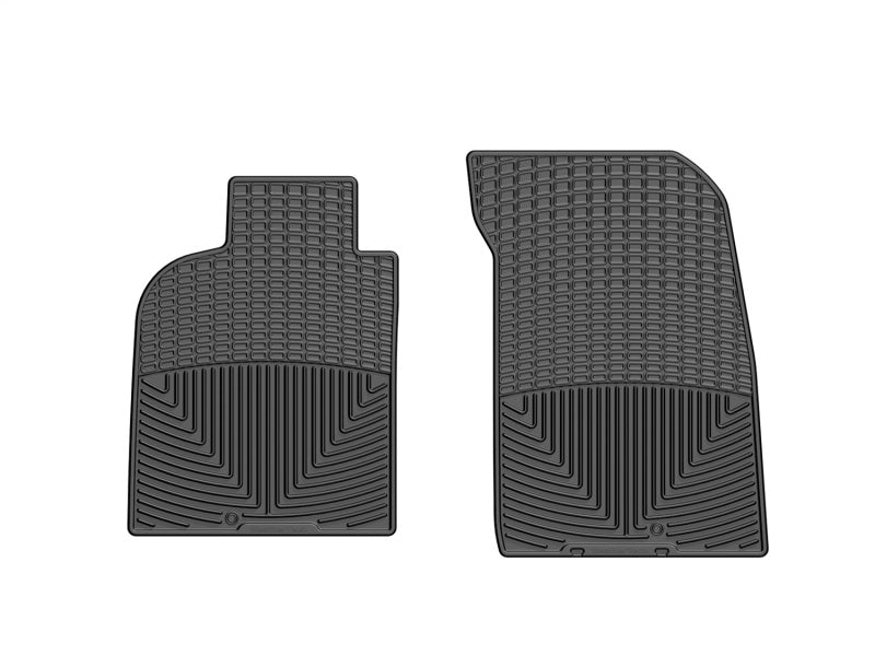 WeatherTech 93-98 Porsche 911 Front Rubber Mats - Black