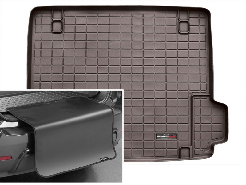 WeatherTech 2011+ BMW X3 Cargo With Bumper Protector - Cocoa
