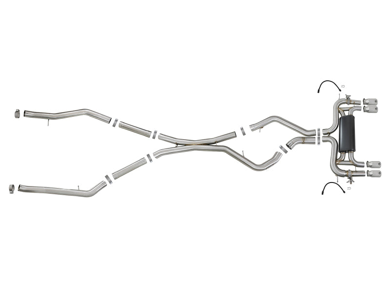 aFe MACH Force-Xp 3.5in 304 SS Cat-Back w/Polished Tips 15-18 BMW X5 M (F85)/X6 M (F86) V8-4.4L S63