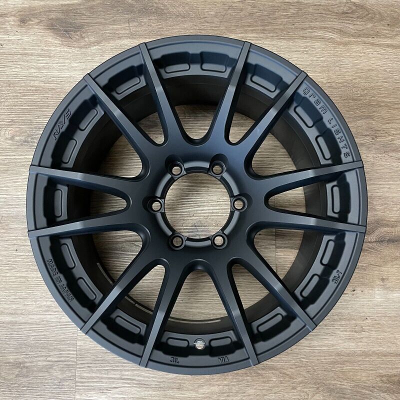 Gram Lights 57XR-X 17X8.5 -10 6x139.7 Black Graphite Wheel