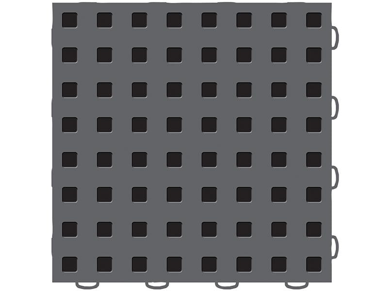WeatherTech TechFloor - 12in X 12in Tiles - Dark Grey/Black **Order in Qtys of 10