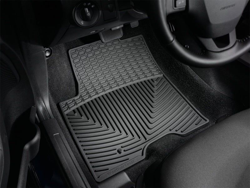 WeatherTech 09-11 Ford Focus Front Rubber Mats - Black