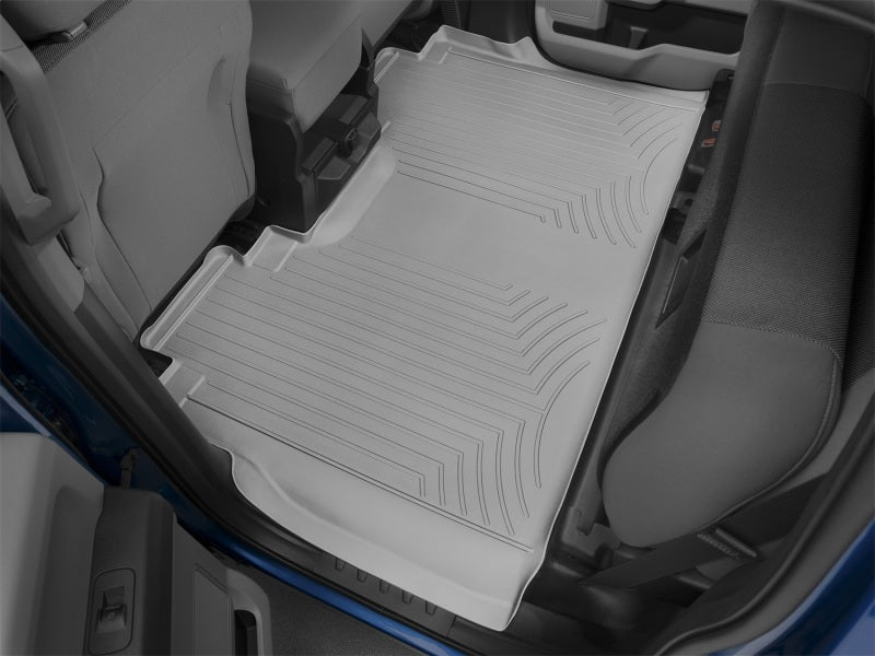 WeatherTech 2015+ Ford F150 (SuperCrew) Rear FloorLiner - Grey