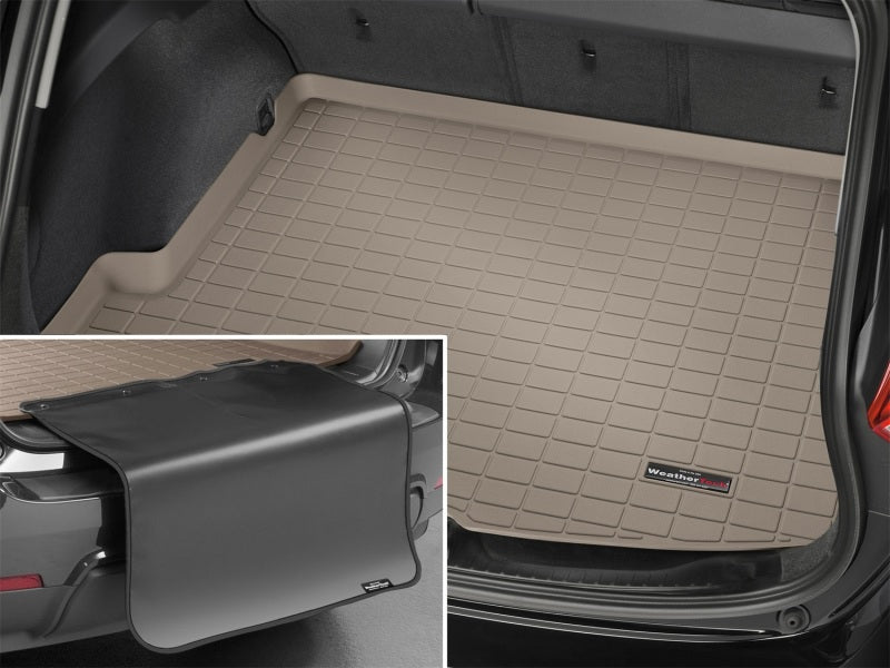 WeatherTech 24-26 Porsche Panamera Trunk Cargo Liner w/Bumper Protector - Tan