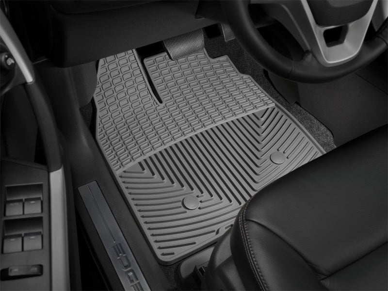 WeatherTech 07-12 Ford Edge Front Rubber Mats - Grey