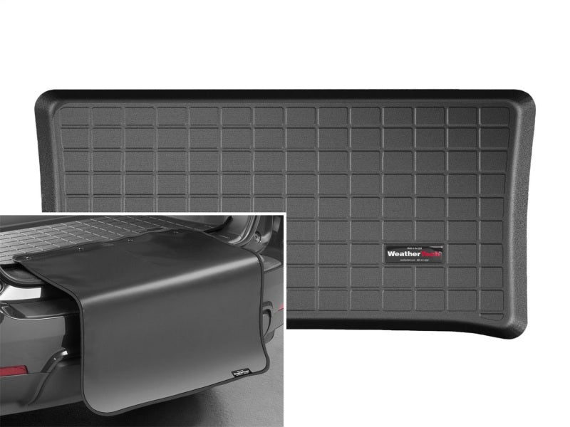 WeatherTech 13-15 Chevrolet Spark Cargo Liner w/ Bumper Protector - Black (Does Not Fit EV Model)