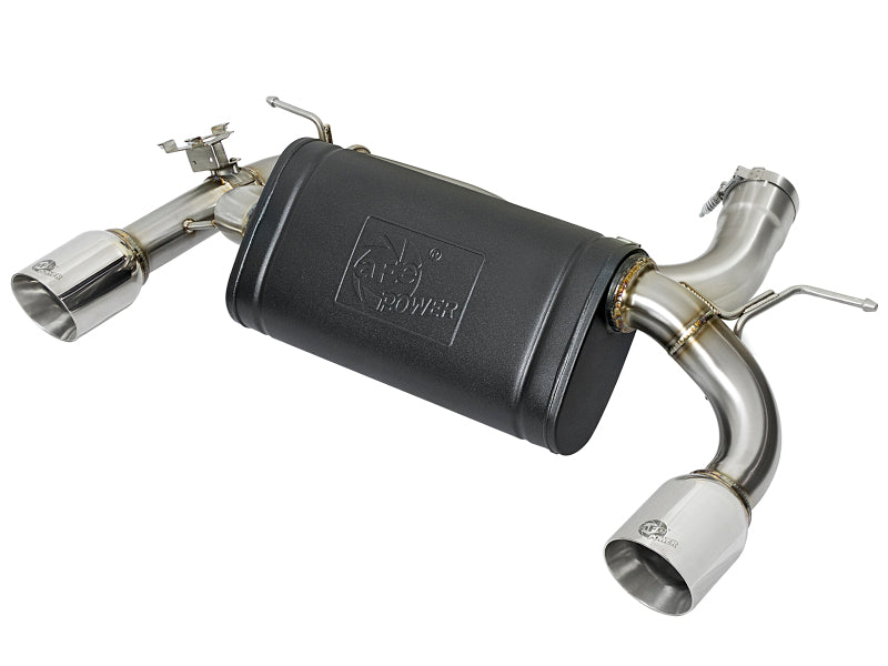 aFe MACHForce XP Exhausts Axle-Back 12-15 BMW 335i 3.0T (SS w/Polished Tips)