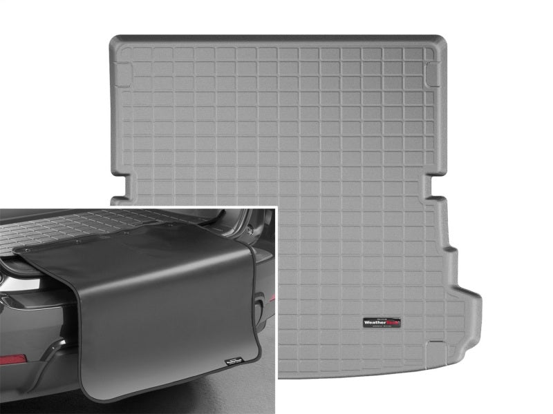 WeatherTech 2017+ Audi Q7 Cargo With Bumper Protector - Grey
