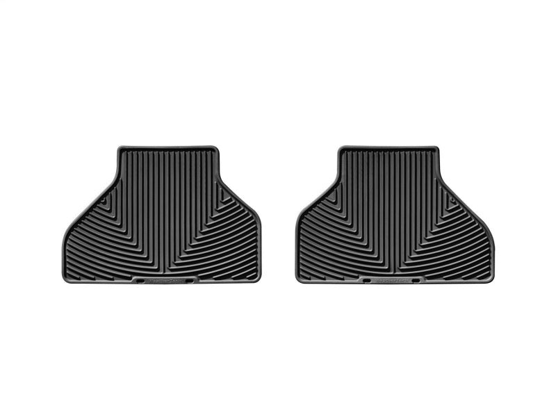 WeatherTech 07-13 BMW X5 Rear Rubber Mats - Black