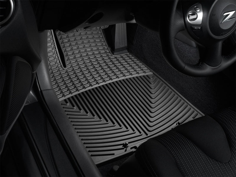 WeatherTech 10+ Nissan 370Z Front Rubber Mats - Black