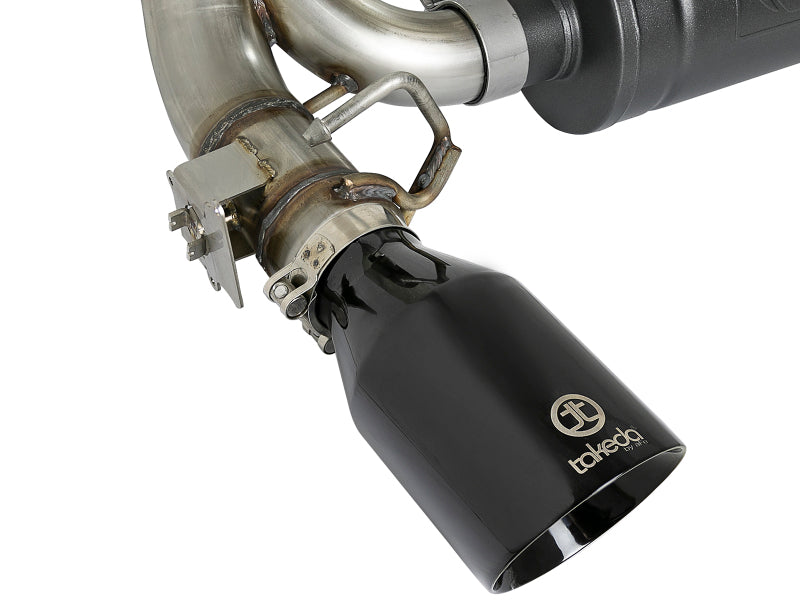 aFe Takeda 3in 304 SS Axle-Back Exhaust System w/ Black Tip 16-18 Ford Focus RS 2.3L (t)