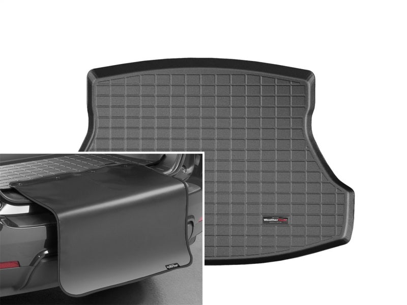 WeatherTech 13+ Acura ILX Cargo Liner w/ Bumper Protector - Black