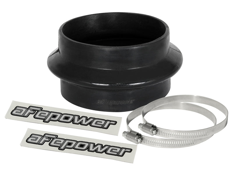 aFe Magnum FORCE Silicone Coupling Kit 4in ID x 2-1/2in L Straight Bellow-Coupler - Black