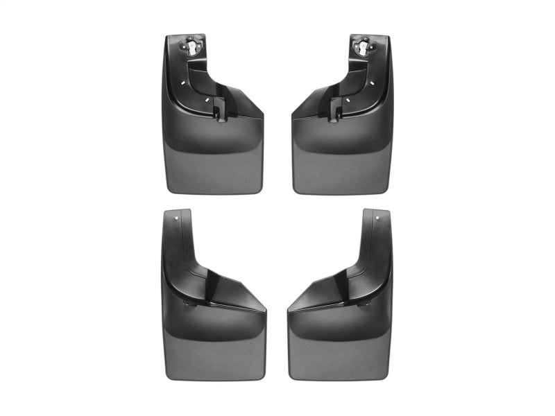 WeatherTech 17-120 Ford F-250/350/450/550 w/OEM Fender Flares/Lip Molding No Drill Mudflaps - Black