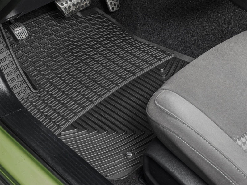 WeatherTech 17-23 Dodge Challenger 1st Row Front All-Weather Floor Mats - Black