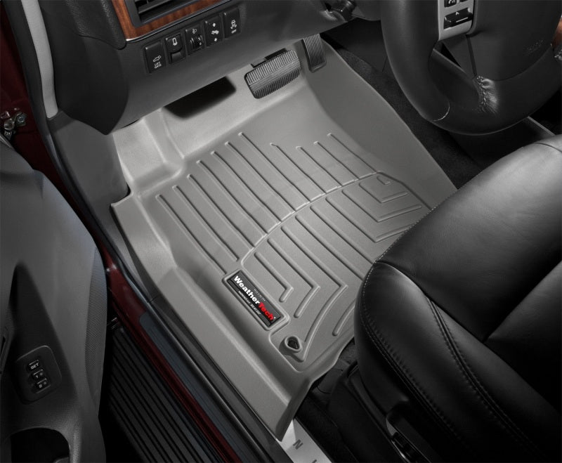 WeatherTech 08+ Nissan Armada Front FloorLiner - Grey
