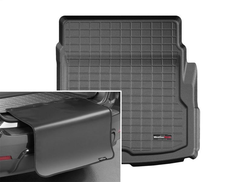 WeatherTech 2020+ Jaguar XE Cargo With Bumper Protector - Black