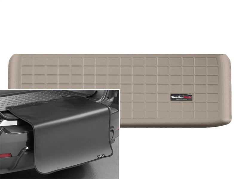 WeatherTech 06-12 Kia Sedo Cargo Liner w/Bumper Protector - Tan