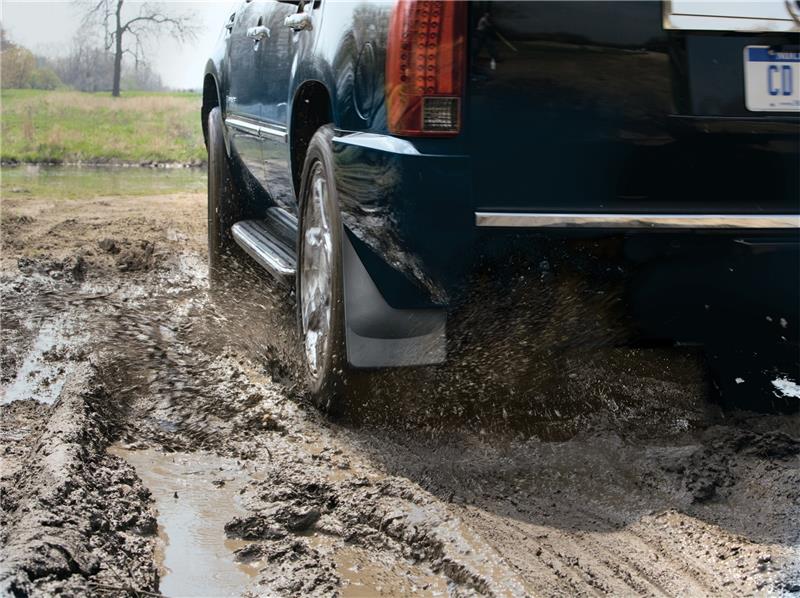 WeatherTech 2016 Toyota Tacoma No Drill Front & Rear Mudflaps - Models without Fender Flares