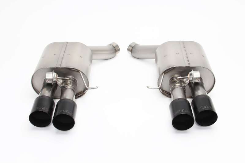 Dinan 12-16 BMW M5 (F10) Free Flow Axleback Exhaust System - Black Tips
