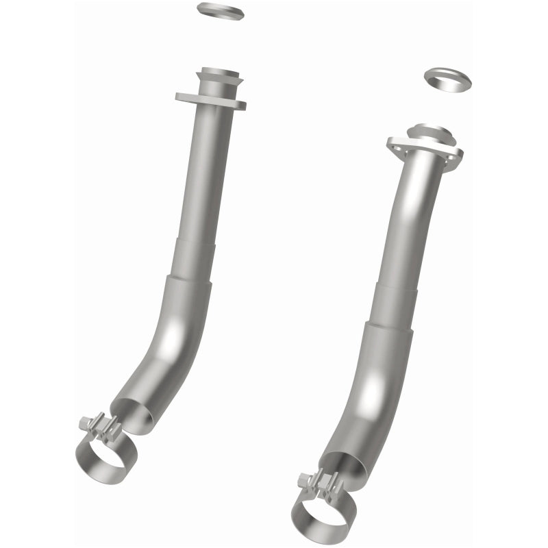 MagnaFlow 66-72 Chevy C10 Pickup V8 2-Piece Front Exhaust Pipe Kit (2in Tubing/Clamps/Inlet Flanges)