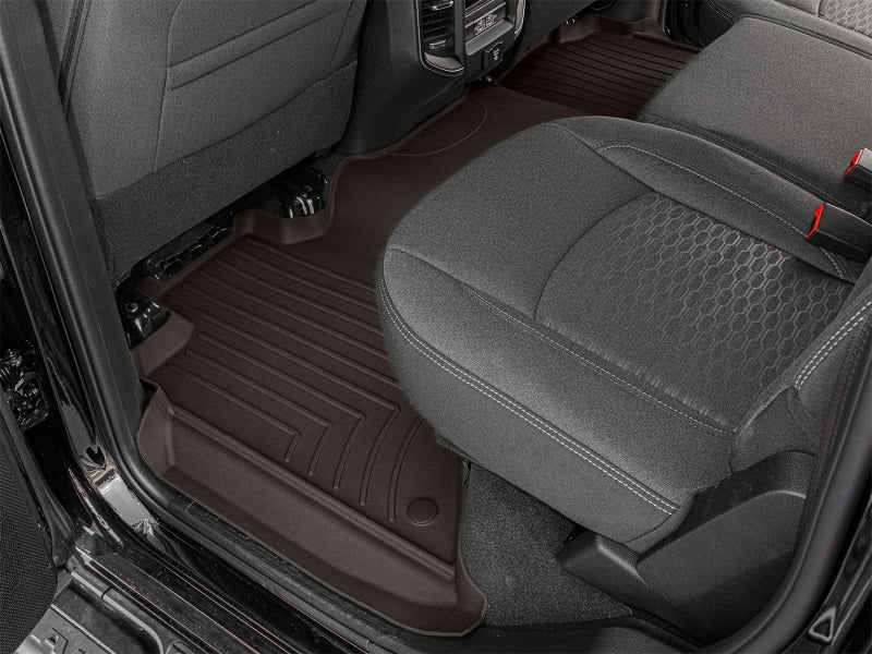 WeatherTech 2019+ Dodge RAM Truck 2500/3500 Crew Cab Rear FloorLiner HP - Cocoa