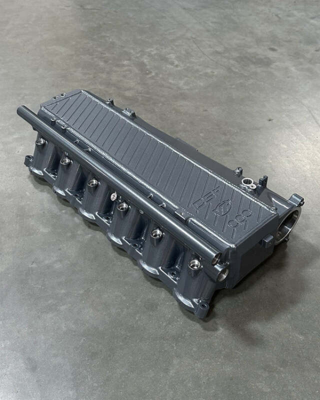 CSF Toyota A90/A91 Supra/ BMW G-Series B58 Charge-Air Cooler Manifold - Turbulence Grey