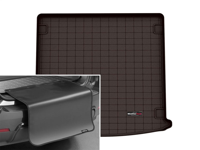 WeatherTech 2021+ Jaguar F-Pace Cargo Liner w/Bumper Protector - Cocoa (Behind 2nd Row Seating)