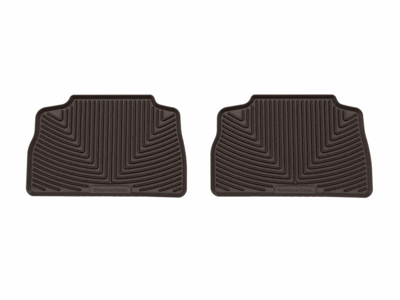 WeatherTech 24-26 BMW X6 Competition 2nd Row Rear All-Weather Floor Mats - Cocoa