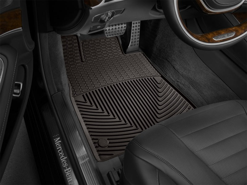 WeatherTech 2014+ Mercedes-Benz S-Class Front Rubber Mats - Cocoa