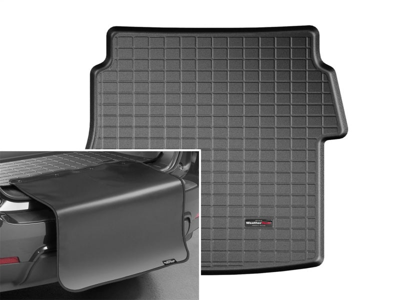 WeatherTech 2017+ Kia Optima Hybrid Cargo Liner w/Bumper Protector - Black